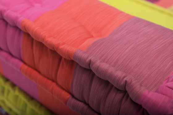 Image 1 of Mah-Jong-Sofa aus dem Stoff "Kenzo Takada" von Hans Hopfer für Roche Bobois Frankreich