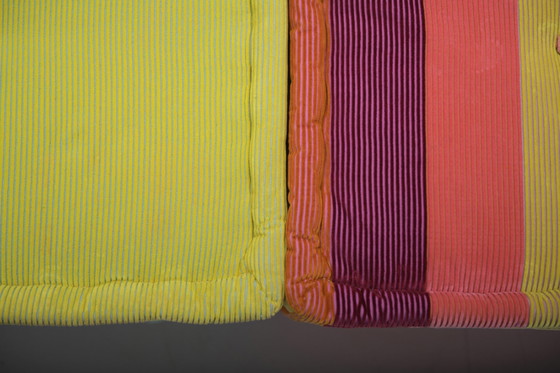 Image 1 of Mah-Jong-Sofa aus dem Stoff "Kenzo Takada" von Hans Hopfer für Roche Bobois Frankreich
