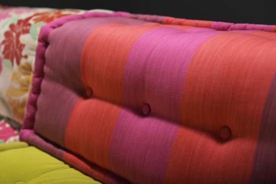 Image 1 of Mah-Jong-Sofa aus dem Stoff "Kenzo Takada" von Hans Hopfer für Roche Bobois Frankreich