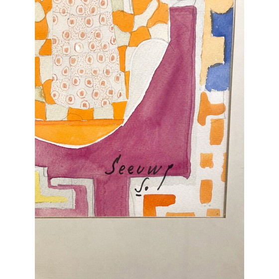 Image 1 of Vintage-Gemälde von Jos Seeuws, Belgien 1970er Jahre