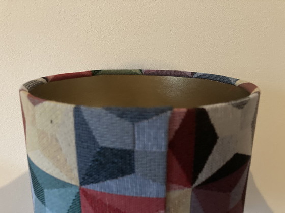 Image 1 of Val Saint Lambert Tischlampe mit neuem handgefertigten Schirm