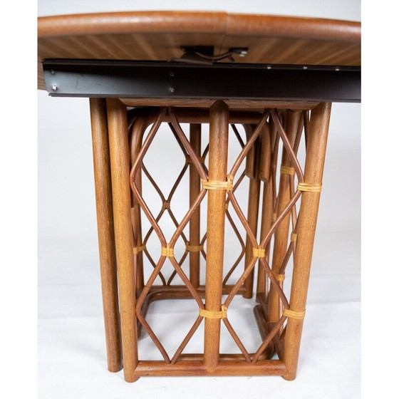 Image 1 of Vintage Eiche Tisch mit 2 Erweiterungen Dänemark 1960s