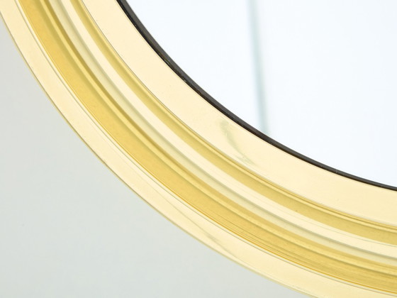 Image 1 of Sergio Mazza für Artemide Messingspiegel 1960er Jahre