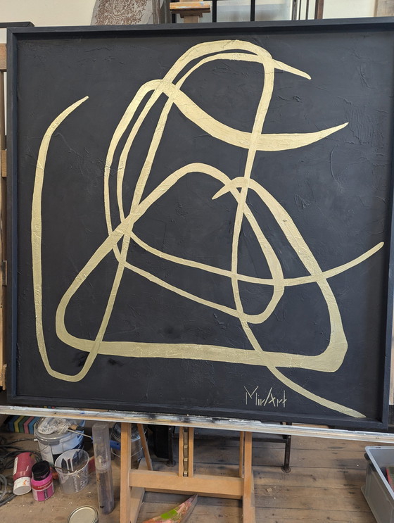 Image 1 of Malerei Triangle Gold