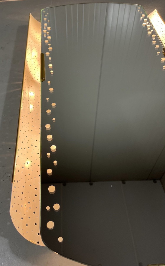 Image 1 of Ernest Igl Beleuchteter Spiegel für Hillebrand Deutschland 1950'S