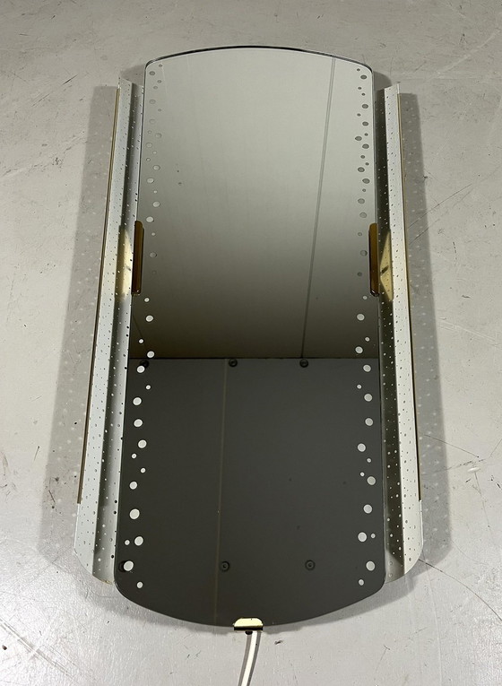 Image 1 of Ernest Igl Beleuchteter Spiegel für Hillebrand Deutschland 1950'S