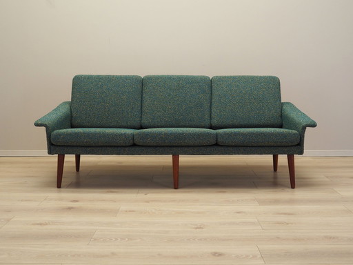 Grünes Sofa, Dänisches Design, 1970er Jahre, Produktion: Dänemark