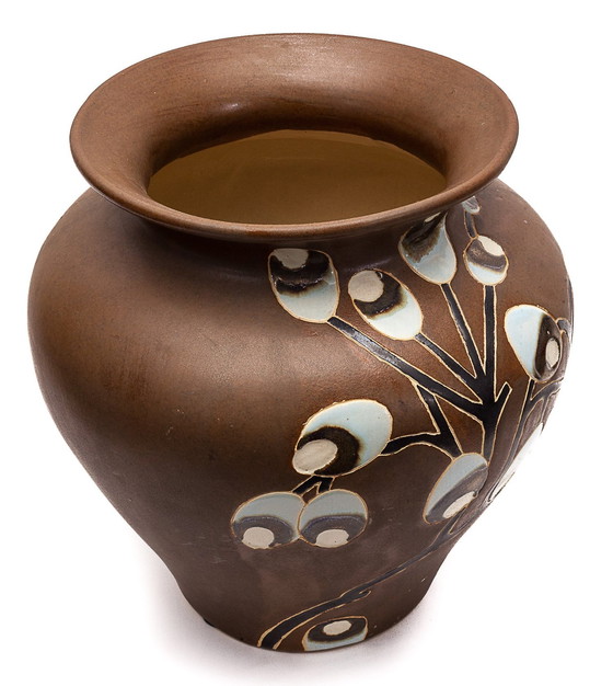 Image 1 of Vase Braun Art Deco