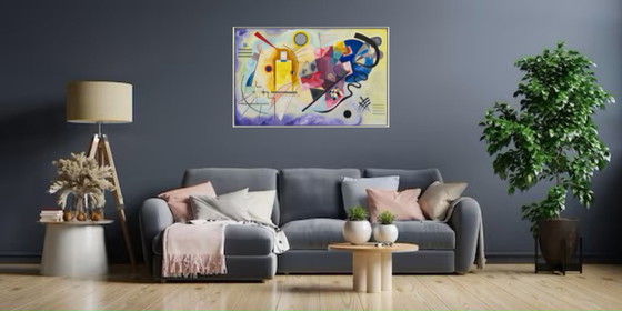 Image 1 of Wassily Kandinsky – Jaune-Rouge et Bleu (auf Leinwand)