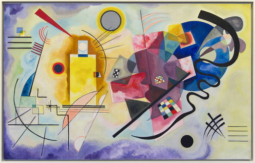 Wassily Kandinsky – Jaune-Rouge et Bleu (auf Leinwand)