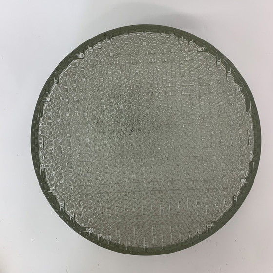 Image 1 of Mid-century Design Glas Decken-/Wandleuchte Wandleuchter - 1970er