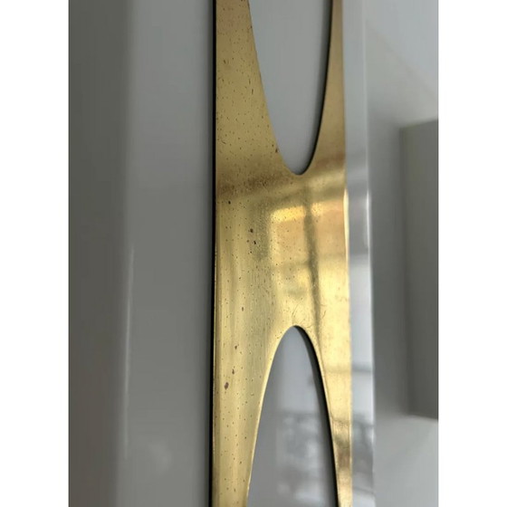 Image 1 of Paar alte Wandlampen aus Messing und Plexiglas von Loewy für Hilton, Frankreich 1965