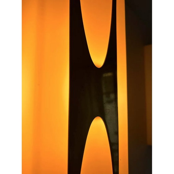 Image 1 of Paar alte Wandlampen aus Messing und Plexiglas von Loewy für Hilton, Frankreich 1965