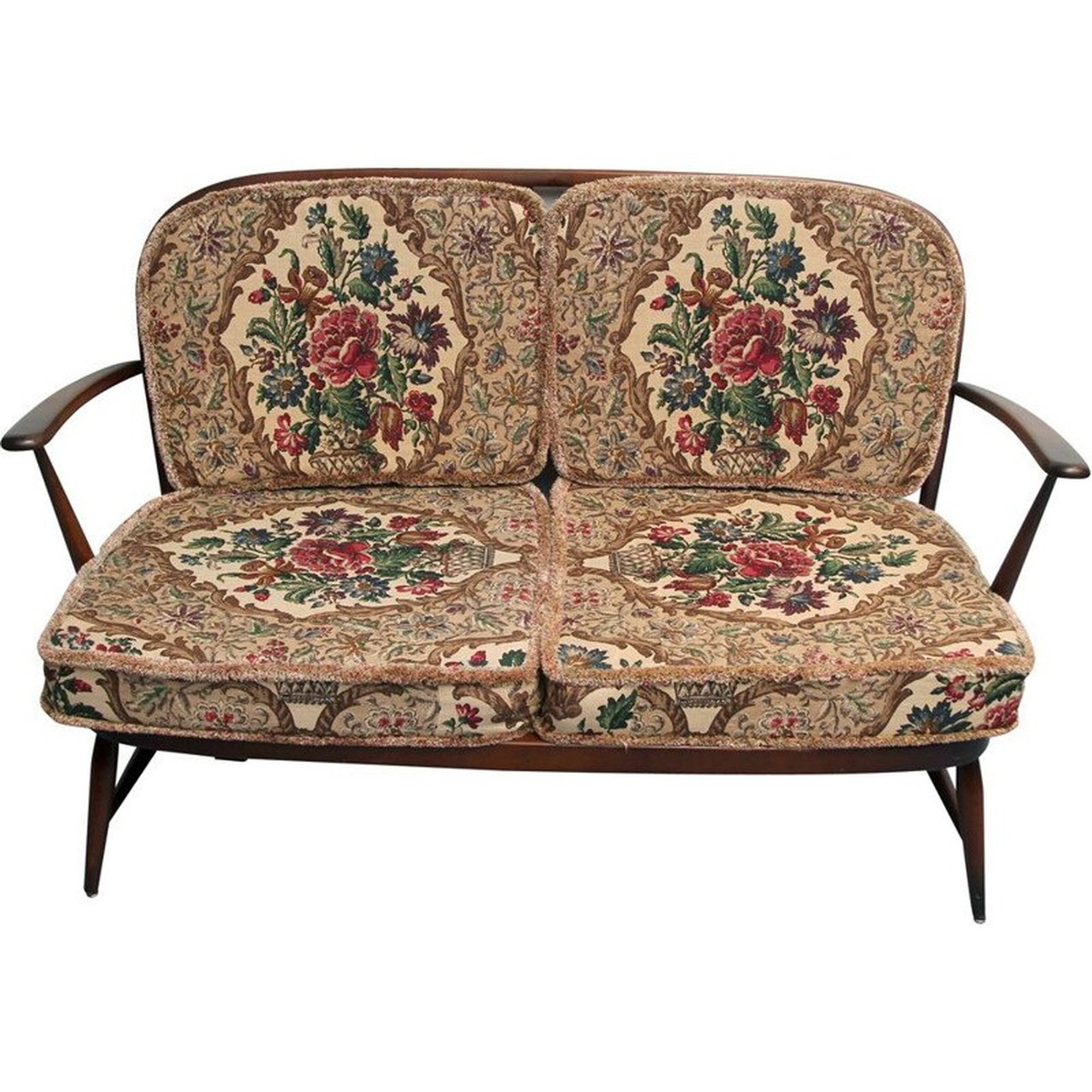 Britisches 2 Sitzer Sofa von Luigi Ercolani fur Ercol 1950er Jahre