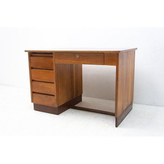 Image 1 of Schreibtisch aus Nussbaum und Resopal, Tschechien 1960