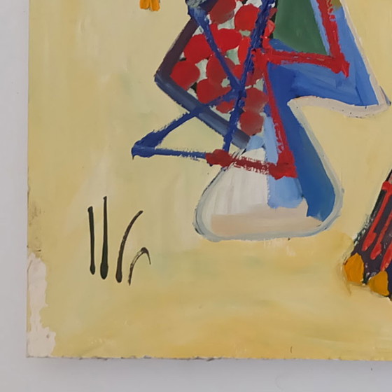 Image 1 of Henl Klinkhamer (1952-2019) - Malerei auf Karton