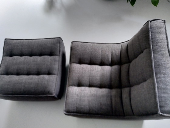 Image 1 of Ethnicraft Sessel + Ottomane