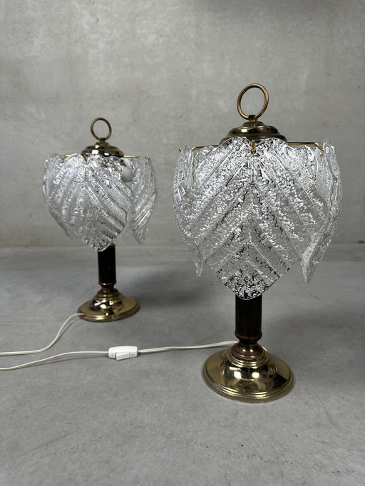 2x italienische Vintage-Tischlampen