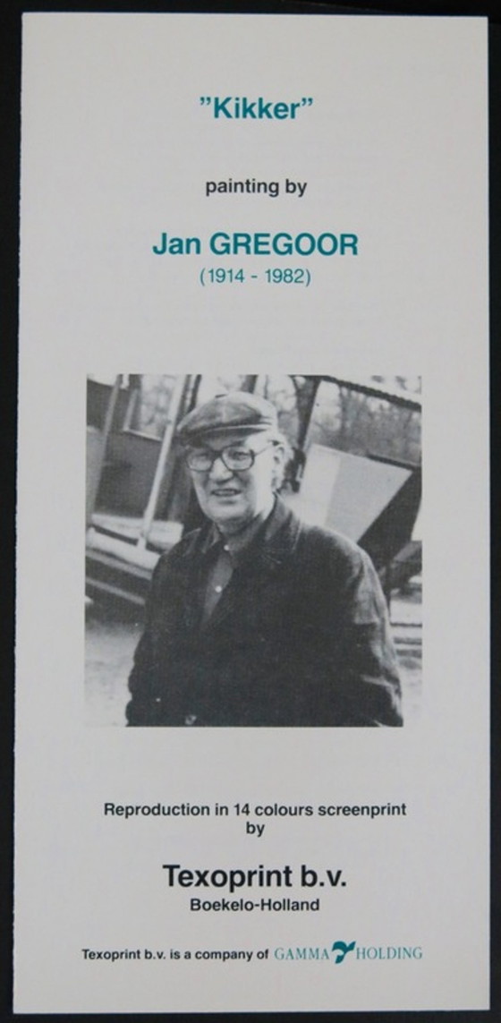 Image 1 of Jan Gregor- Frog Siebdruck auf Baumwollseide