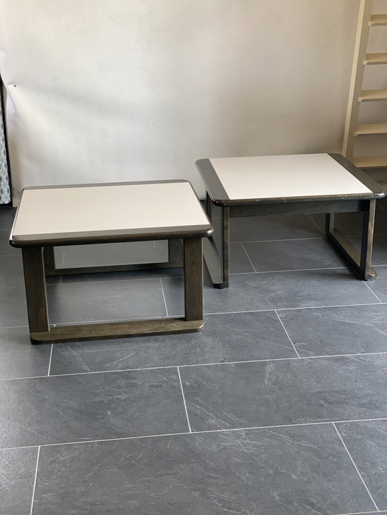 Image 1 of 2X Brutalist Beistelltisch