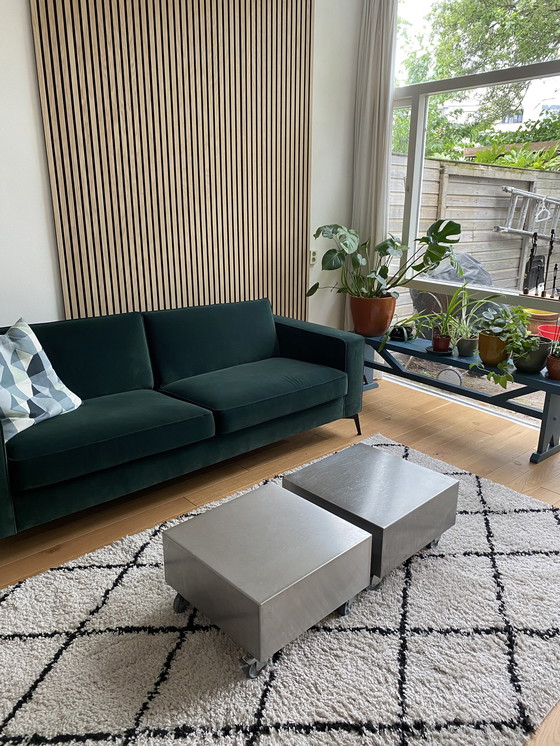 Image 1 of 2x moderner Couchtisch aus Edelstahl