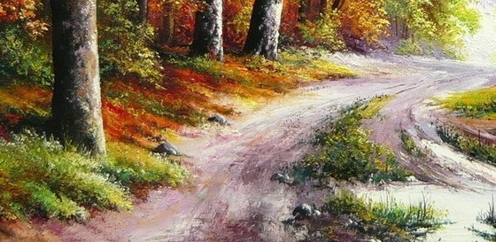 Image 1 of Tomasz Kachelski "Straße im Herbst"