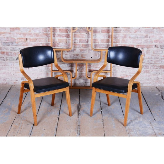 Image 1 of Satz von 8 Stühlen aus der Mitte des Jahrhunderts von Ludvik Volak, Tschechische 1960er Jahre