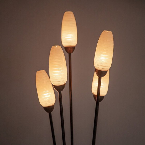 Image 1 of Stehlampe aus Milchglas, Frankreich