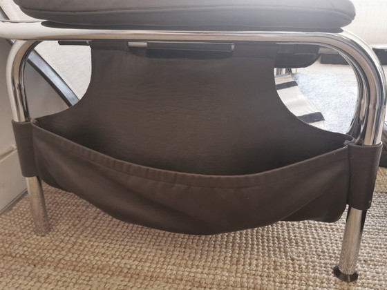 Image 1 of 2X De Sede 'Känguru' Sessel Mit 1 Fusshocker Von Hans Eichenberger