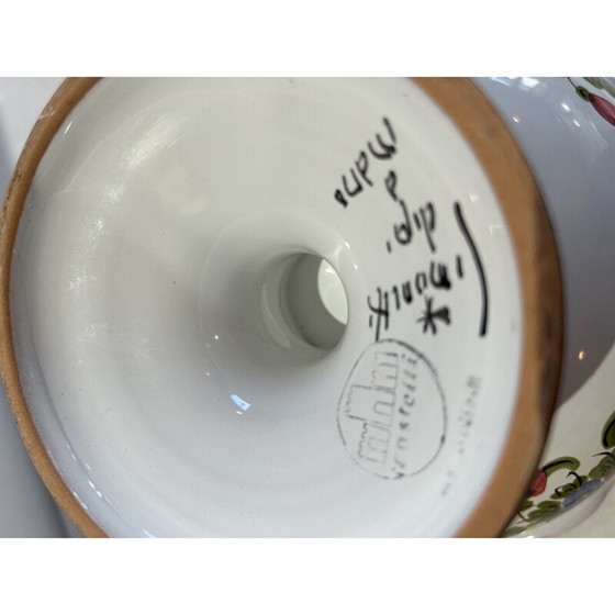 Image 1 of Vintage Mazzettie Keramik Obstschale von Simonetti