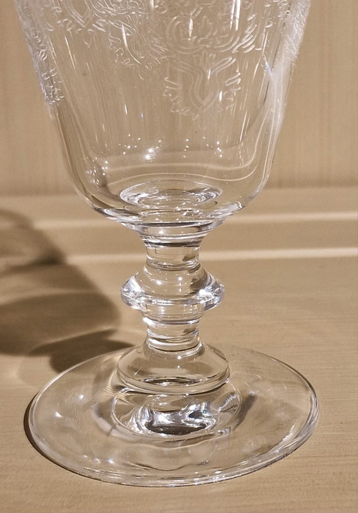 Satz von 4 antiken Gläsern