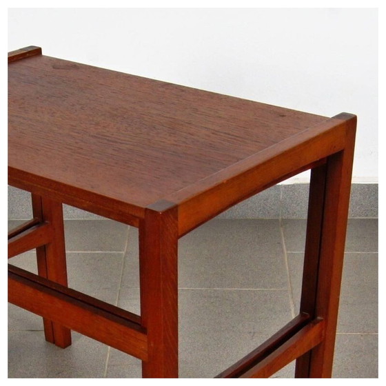 Image 1 of Vintage Satz von 2 Vintage-Nesting-Tischen, Dänemark - 1960er Jahre