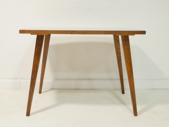 Image 1 of Vintage Couchtisch mit Glaseinsatz, 60er Jahre, Germany