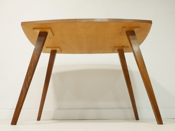 Image 1 of Vintage Couchtisch mit Glaseinsatz, 60er Jahre, Germany