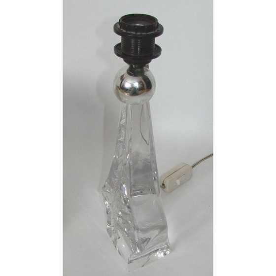 Image 1 of Vintage Daum Nancy Lampe Frankreich 1970er Jahre