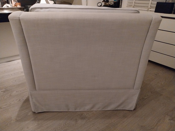 Image 1 of Hellblauer Loungesessel in gutem Zustand.