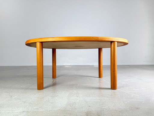 Original Tue Poulsen Mid Century Couchtisch Haslev Teak Keramik