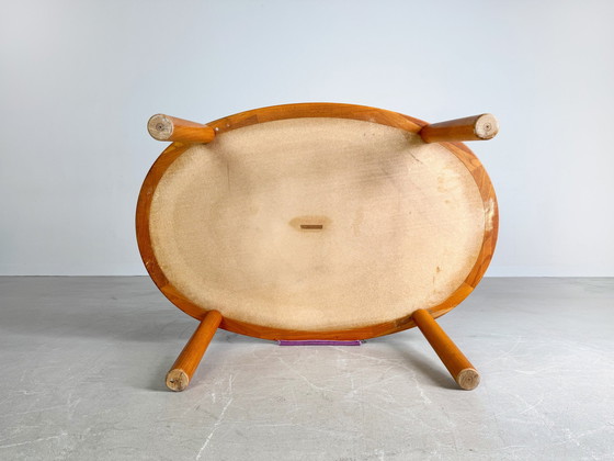 Image 1 of Original Tue Poulsen Mid Century Couchtisch Haslev Teak Keramik