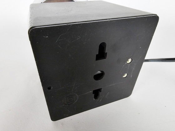 Image 1 of Niederländisches Design – Space Age – Philips Design-Spiegelkugellampe – Tisch-/Schreibtischlampe – 70er Jahre