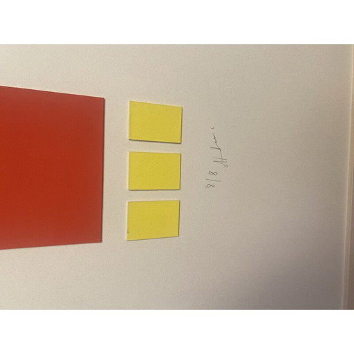 Vintage geometrische Zusammensetzung von Albert Chubac