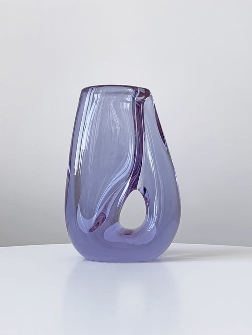 Vase mit Cristal de Sèvres-Design