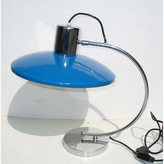 Image 1 of Vintage Bluazur italienische Tischlampe, 1960er Jahre