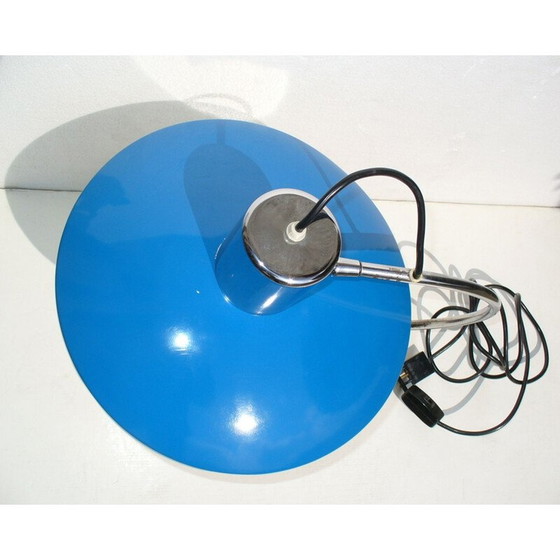 Image 1 of Vintage Bluazur italienische Tischlampe, 1960er Jahre