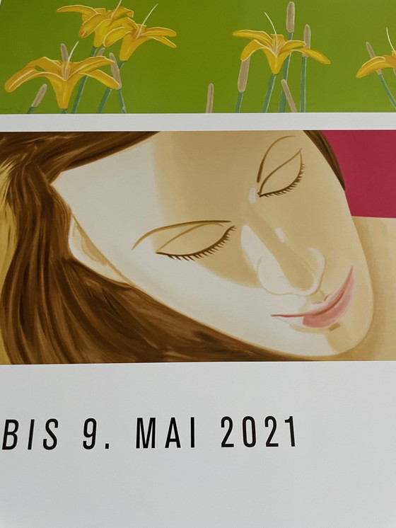 Image 1 of Alex Katz, Ausstellungsplakat Galerie Noah Gmbh Augsburg, 2021