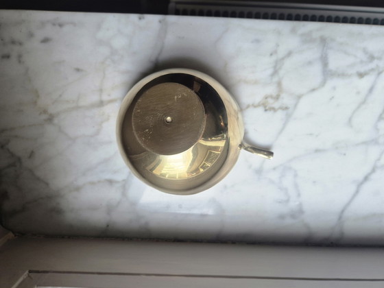 Image 1 of Messing Schale in Form eines Apfels/Blade