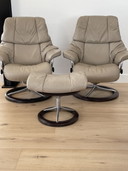 2x Ekornes Reno M für Stressles Relaxsessel