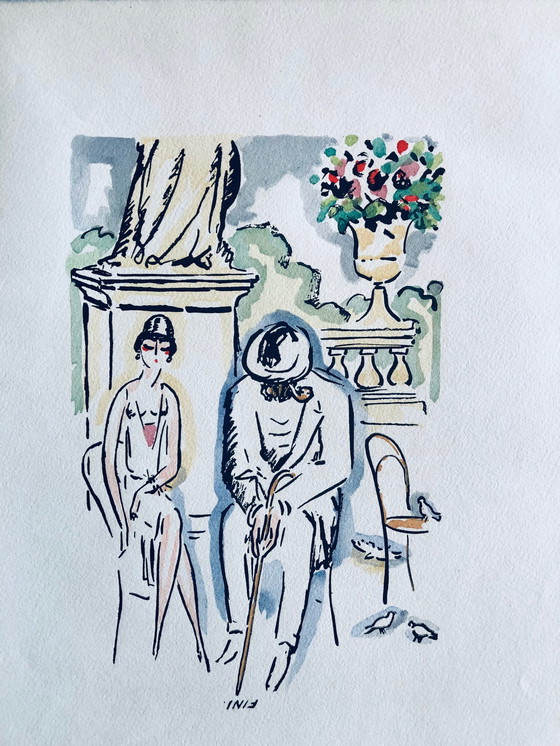 Image 1 of Kees van Dongen La Garconne 1925 Pochoir