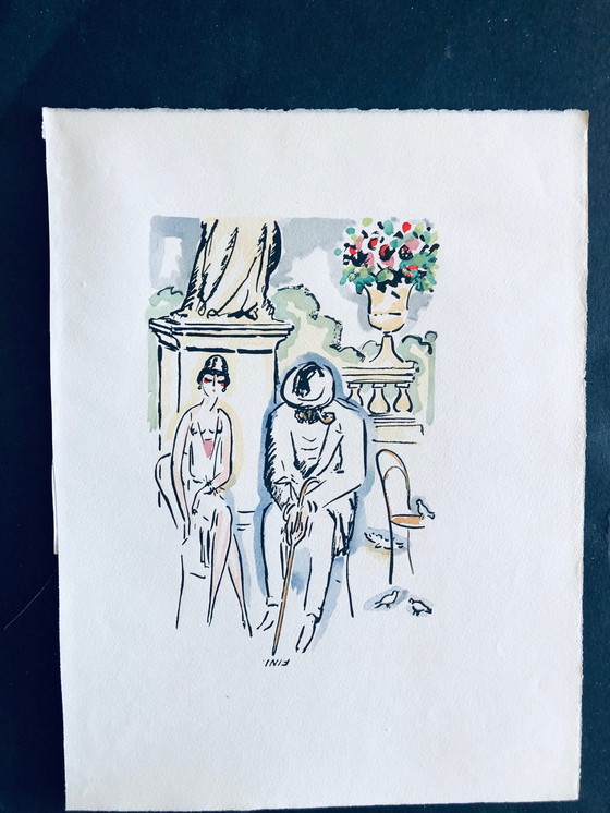 Image 1 of Kees van Dongen La Garconne 1925 Pochoir