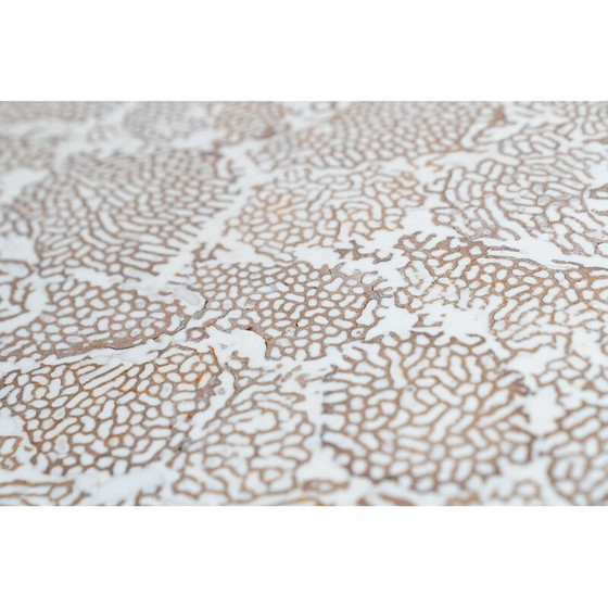 Image 1 of Vintage Elite Couchtisch mit Termiten und Harzplatte, 1990er Jahre