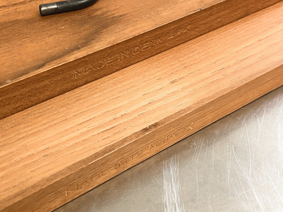 Image 1 of 1/16 Poul Cadovius Zubehör Regalboden Shelf Unit Cado Teak + 2 Metallhalterungen